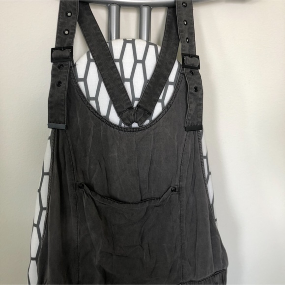 FREE PEOPLE Comfy fit Charcoal Jumpsuit - Picture 6 of 8